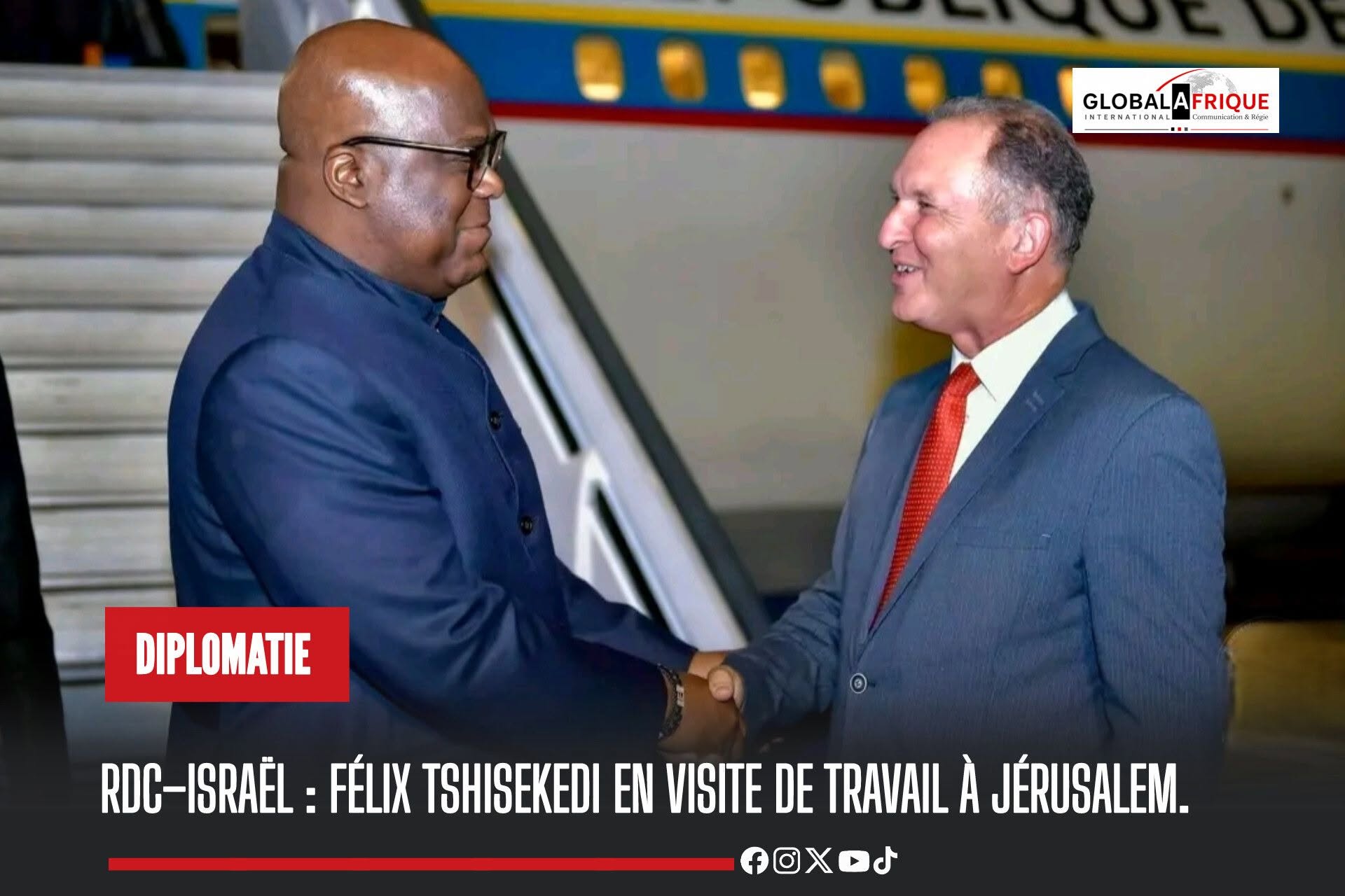 "DIPLOMATIE/ISRAËL/RDC"